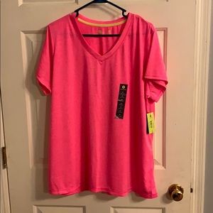 Xersion neon pink athletic shirt